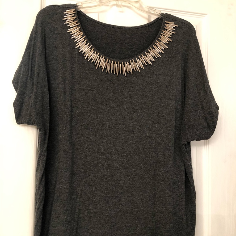 Michael Kors Grey 1X Top